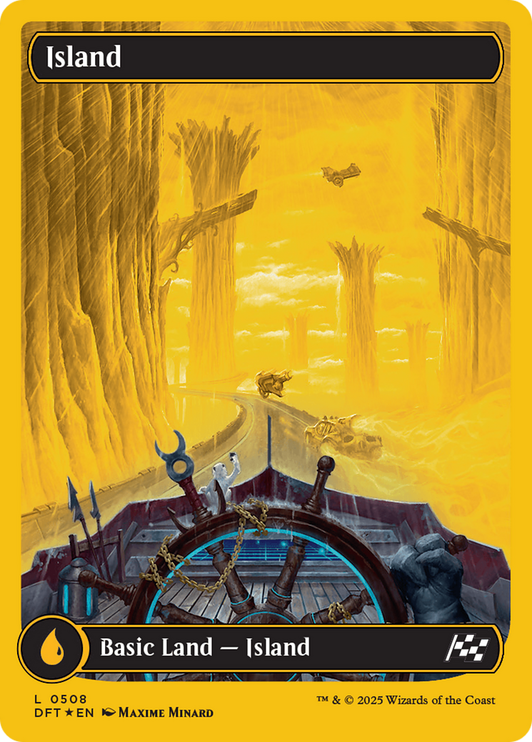 Island (0508) (First-Place Foil) [Aetherdrift] - Trinity Hobby