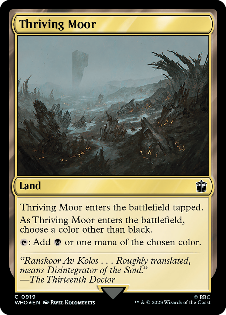 Thriving Moor (Surge Foil) [Doctor Who] - Trinity Hobby
