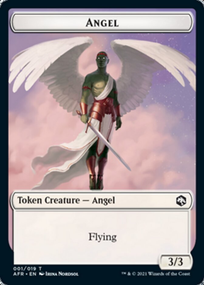 Spider // Angel Double-Sided Token [Dungeons & Dragons: Adventures in the Forgotten Realms Tokens] - Trinity Hobby