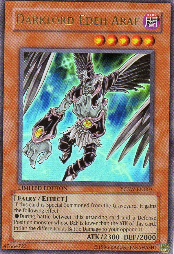 Darklord Edeh Arae [YCSW-EN003] Ultra Rare - Trinity Hobby