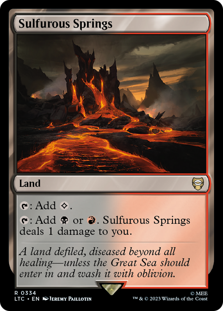 Sulfurous Springs [The Lord of the Rings: Tales of Middle-Earth Commander] - Trinity Hobby