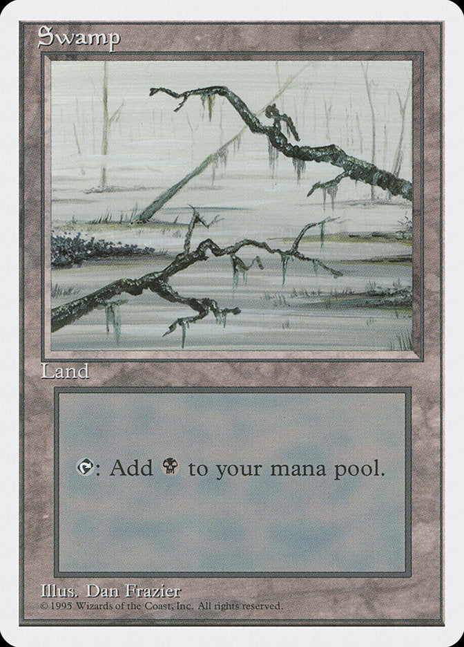 Swamp (Branches on Left and Right of Frame) [Fourth Edition] - Trinity Hobby