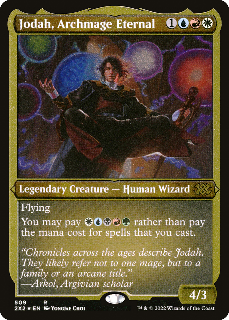 Jodah, Archmage Eternal (Foil Etched)  [Foil]  (2X2-509) - [Double Masters 2022] - Trinity Hobby