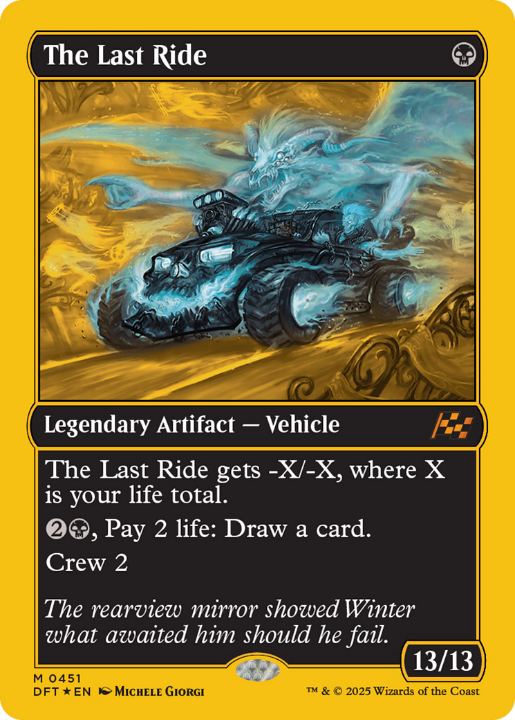 The Last Ride (First-Place Foil) [Aetherdrift] - Trinity Hobby