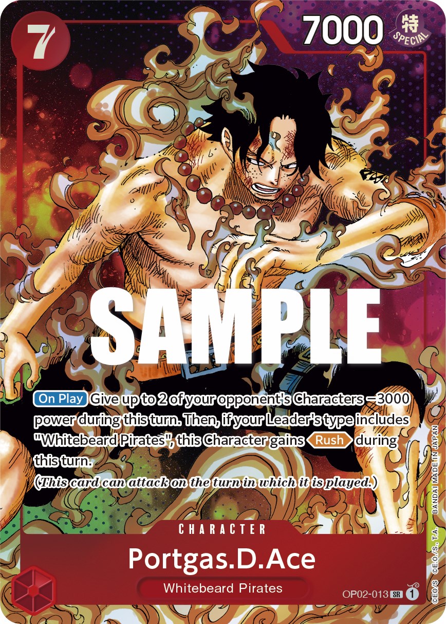 Portgas.D.Ace (Parallel) (OP02-013) - [Paramount War] Foil - Trinity Hobby