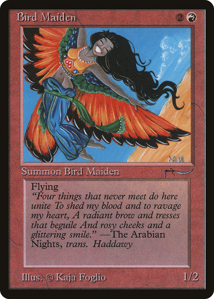 Bird Maiden (Dark Mana Cost) [Arabian Nights] - Trinity Hobby