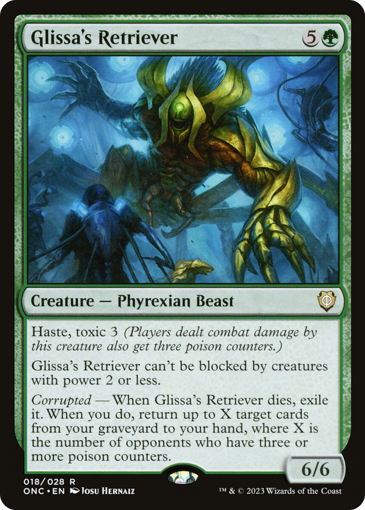 Glissa's Retriever [Phyrexia: All Will Be One Commander] - Trinity Hobby