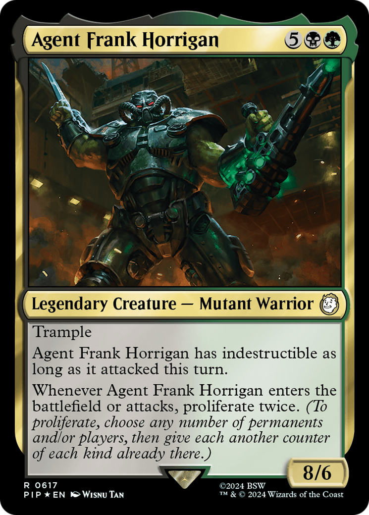 Agent Frank Horrigan (Surge Foil) [Fallout] - Trinity Hobby
