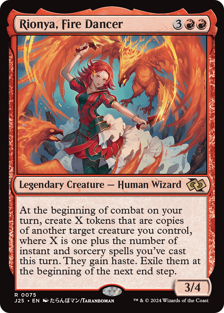Rionya, Fire Dancer (Anime) [Foundations Jumpstart] - Trinity Hobby