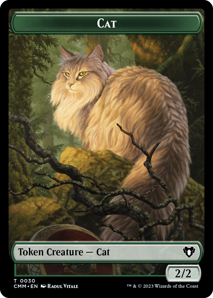 Cat Token (30) [Commander Masters Tokens] - Trinity Hobby