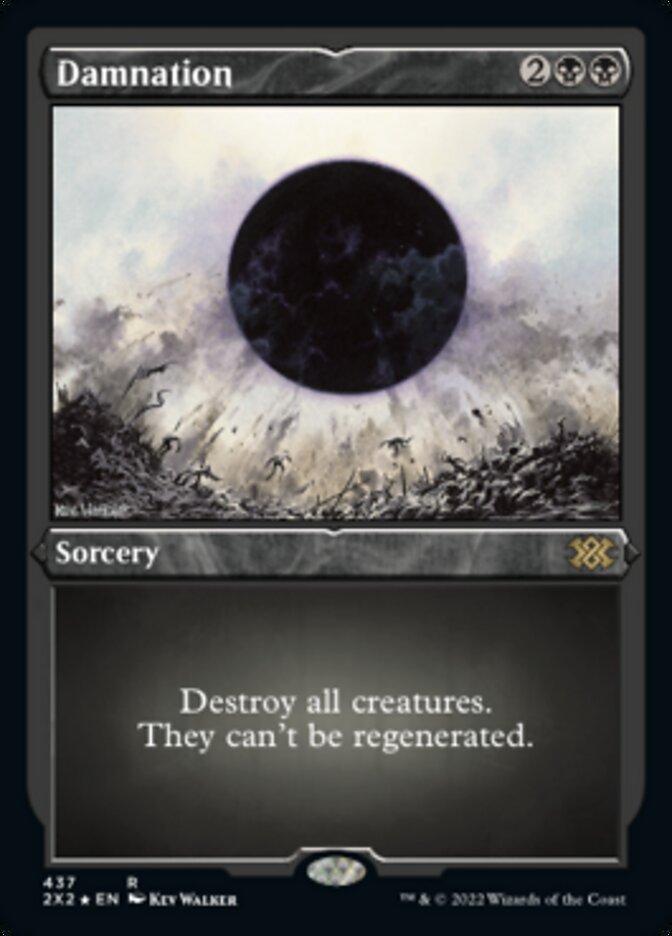 Damnation (Foil Etched) [Double Masters 2022] - Trinity Hobby