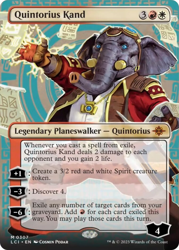 Quintorius Kand (0307) (Borderless) [The Lost Caverns of Ixalan] - Trinity Hobby