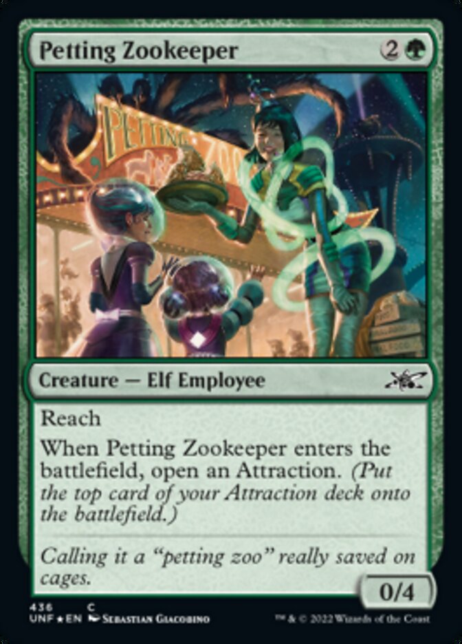 Petting Zookeeper (Galaxy Foil) [Unfinity] - Trinity Hobby