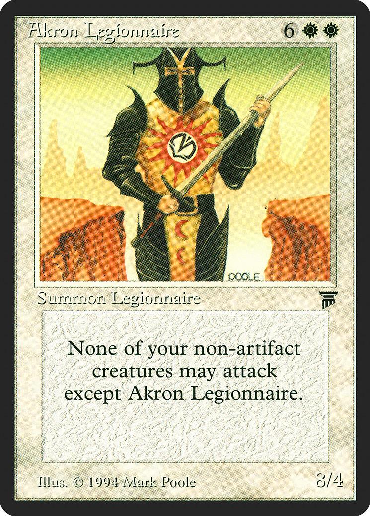 Akron Legionnaire [Legends] - Trinity Hobby