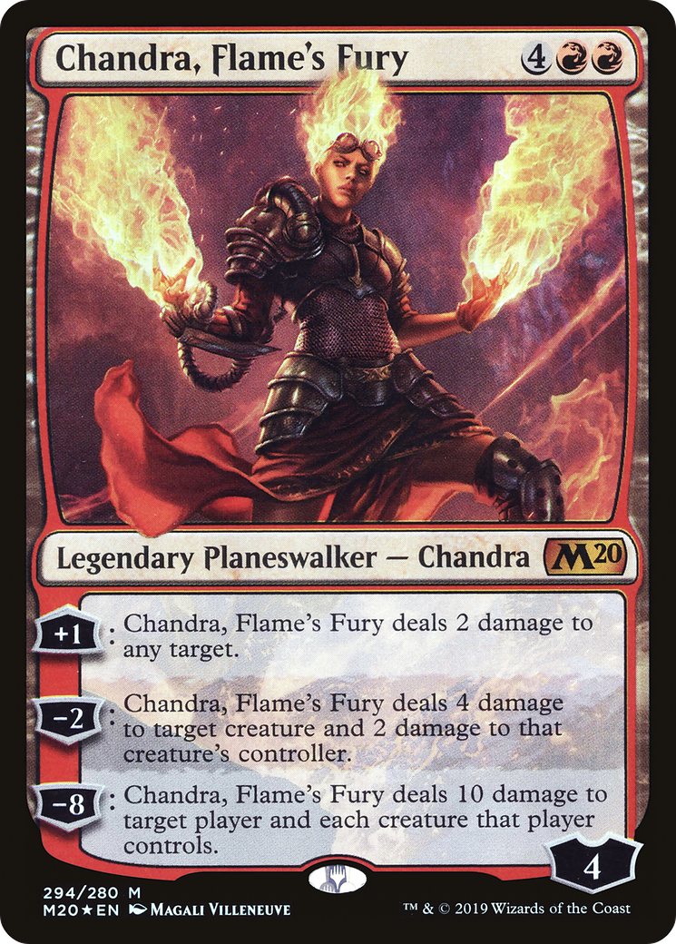 Chandra, Flame's Fury [Core Set 2020] - Trinity Hobby
