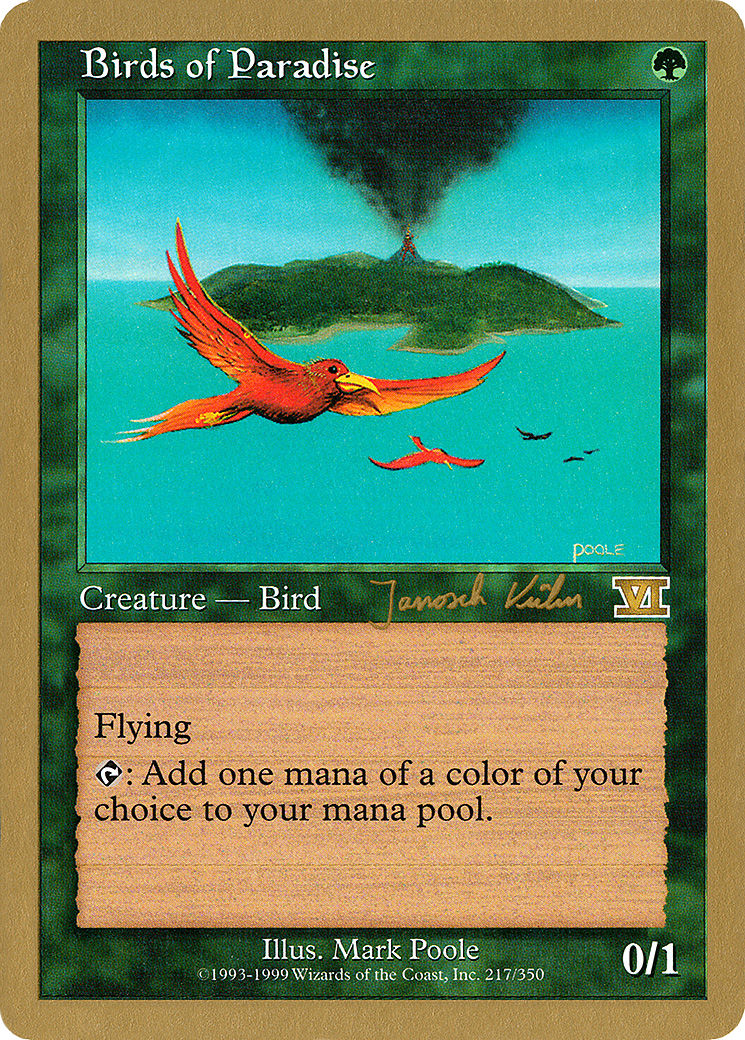 Birds of Paradise (Janosch Kuhn) [World Championship Decks 2000] - Trinity Hobby