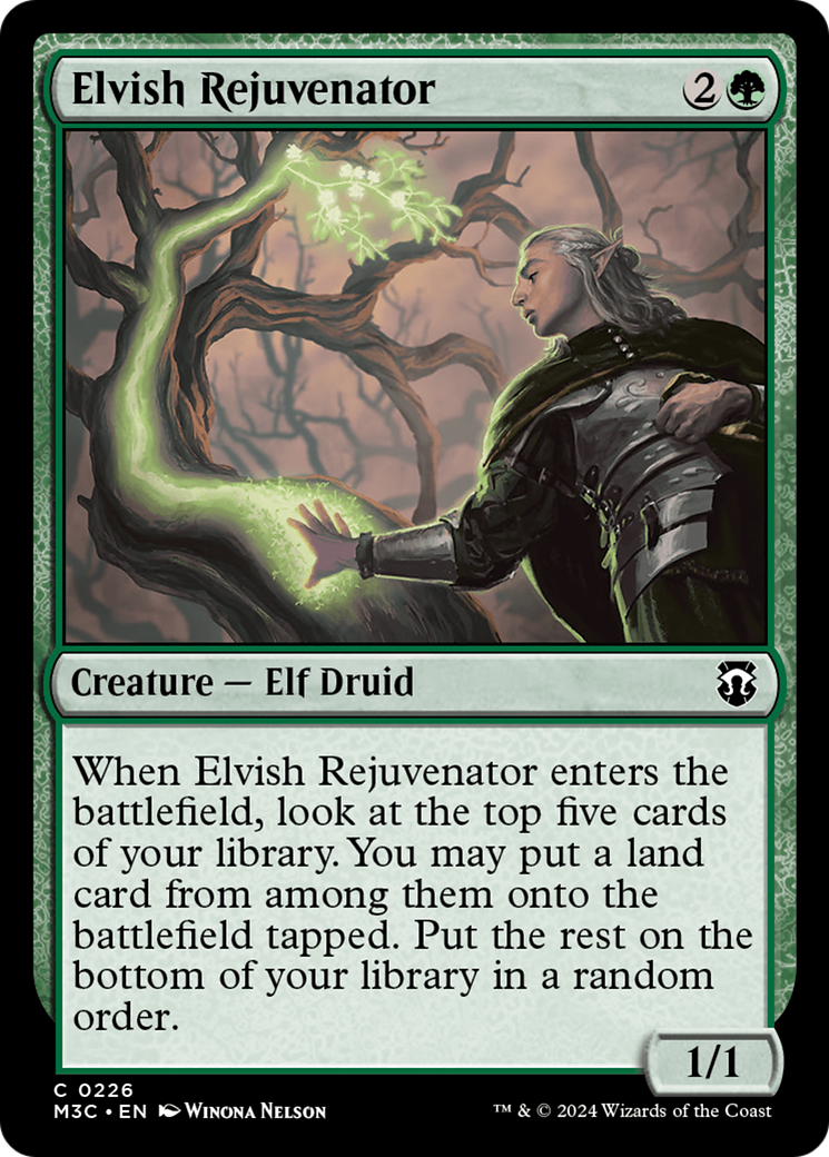Elvish Rejuvenator  [Foil]  (M3C-226) - [Modern Horizons 3 Commander] - Trinity Hobby