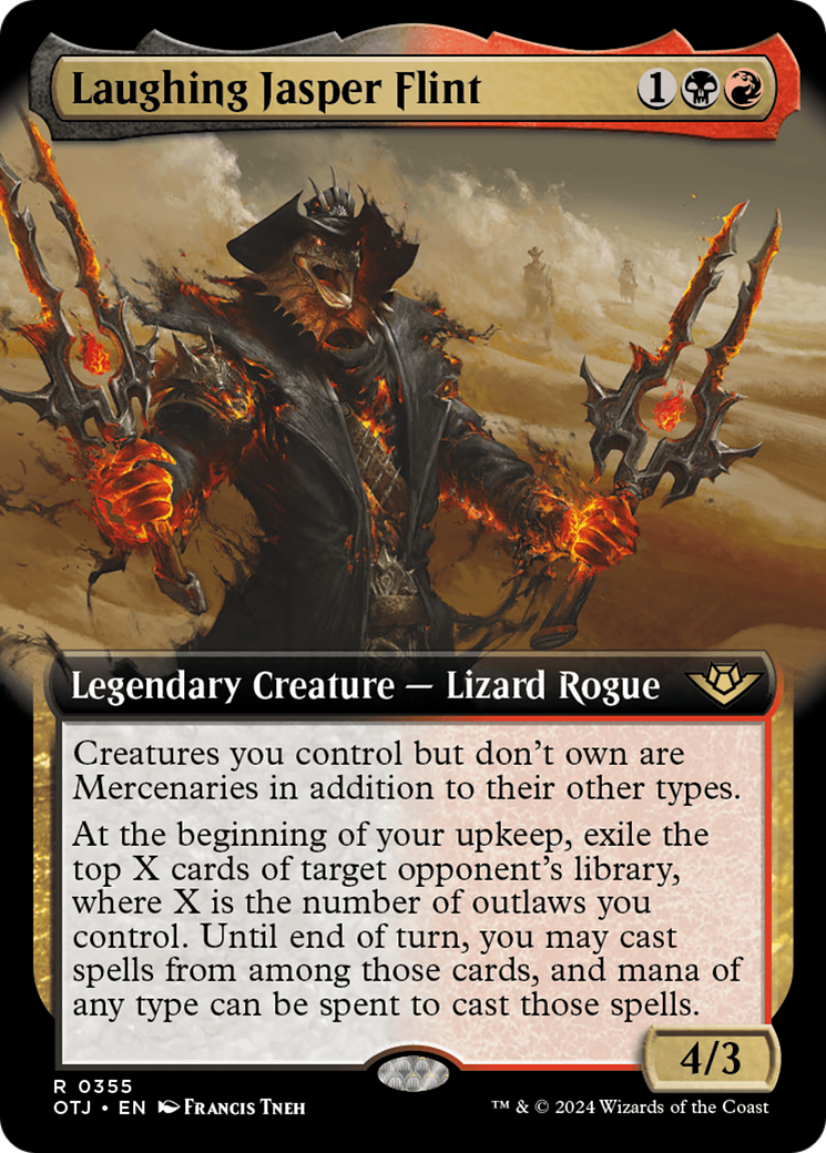 Laughing Jasper Flint (Extended Art) [Outlaws of Thunder Junction]