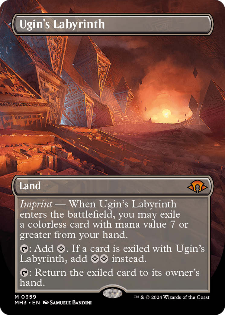 Ugin's Labyrinth (Borderless) [Modern Horizons 3] - Trinity Hobby
