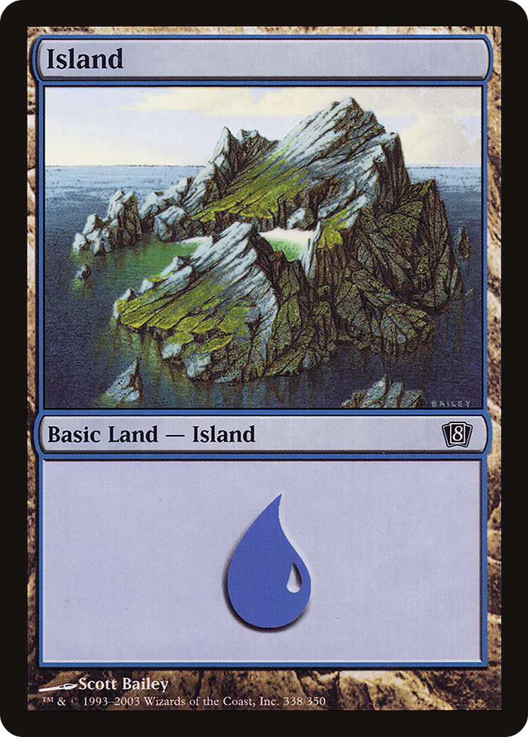Island (338) [Eighth Edition] - Trinity Hobby
