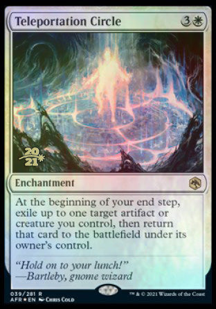 Teleportation Circle [Dungeons & Dragons: Adventures in the Forgotten Realms Prerelease Promos] - Trinity Hobby