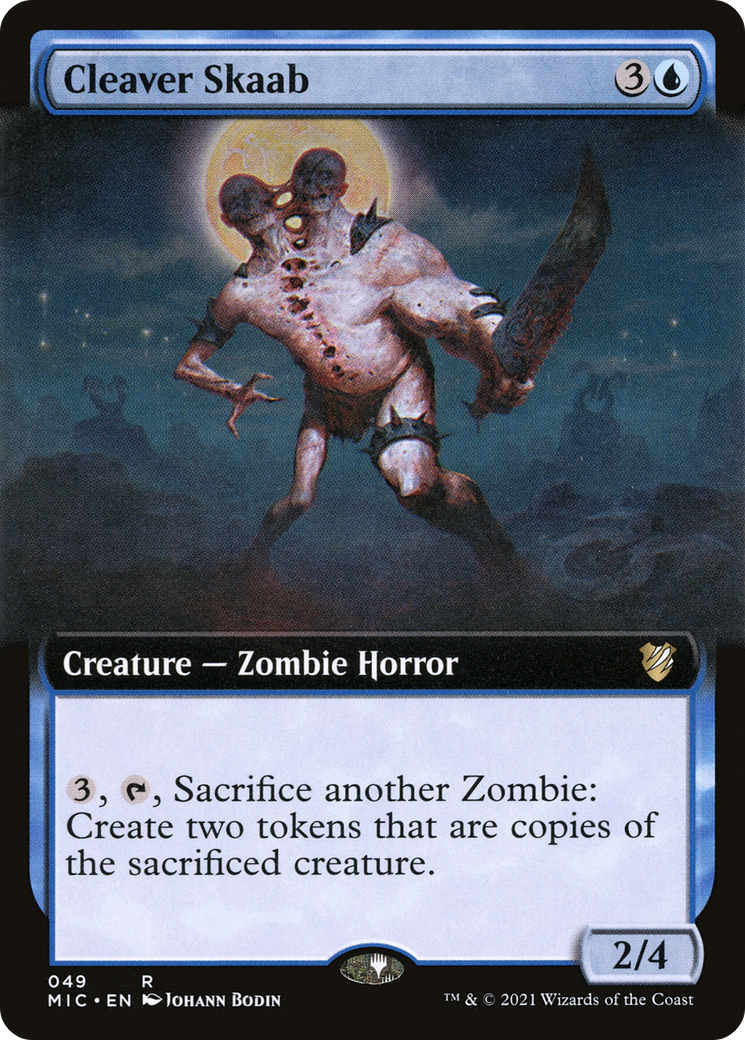 Cleaver Skaab (Extended Art) [Innistrad: Midnight Hunt Commander] - Trinity Hobby