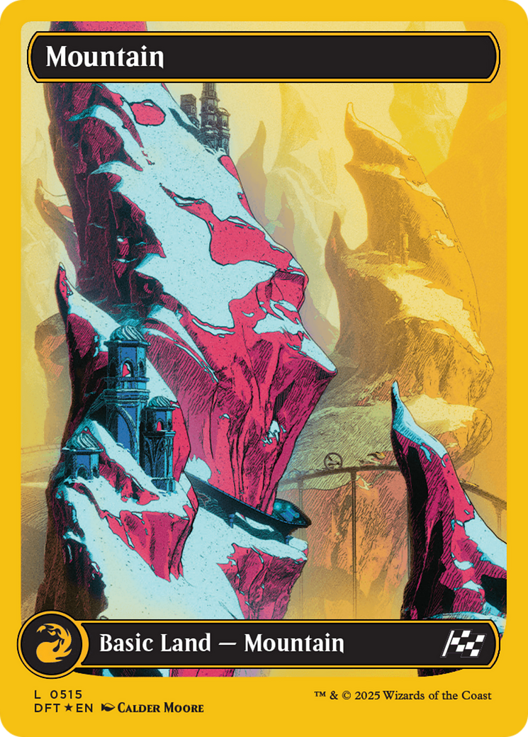 Mountain (0515) (First-Place Foil) [Aetherdrift] - Trinity Hobby