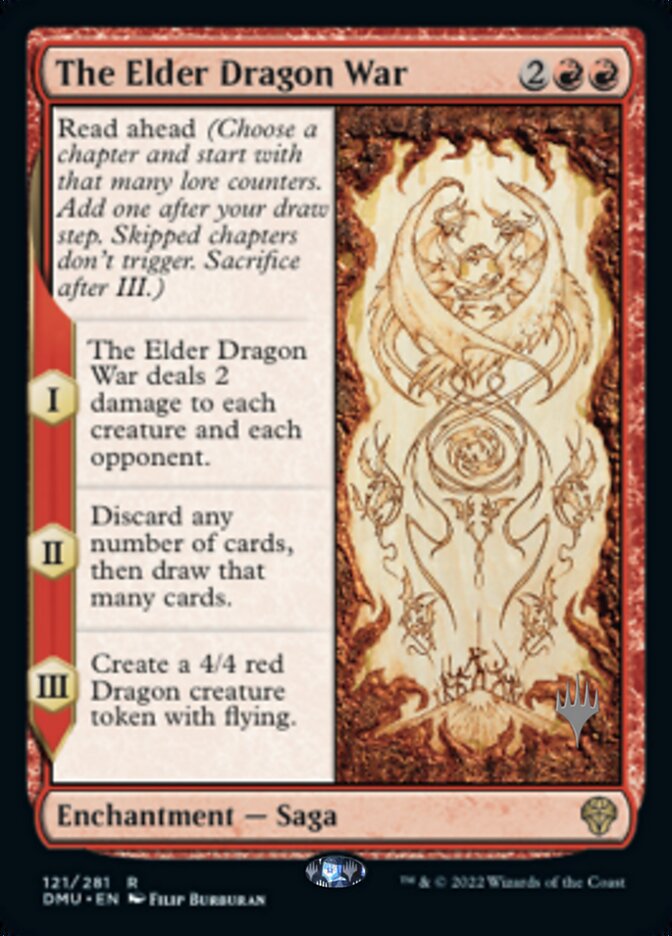 The Elder Dragon War (Promo Pack) [Dominaria United Promos] - Trinity Hobby