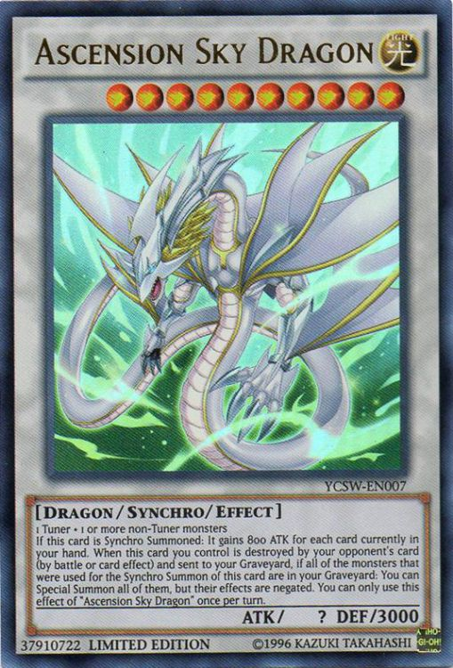 Ascension Sky Dragon [YCSW-EN007] Ultra Rare - Trinity Hobby
