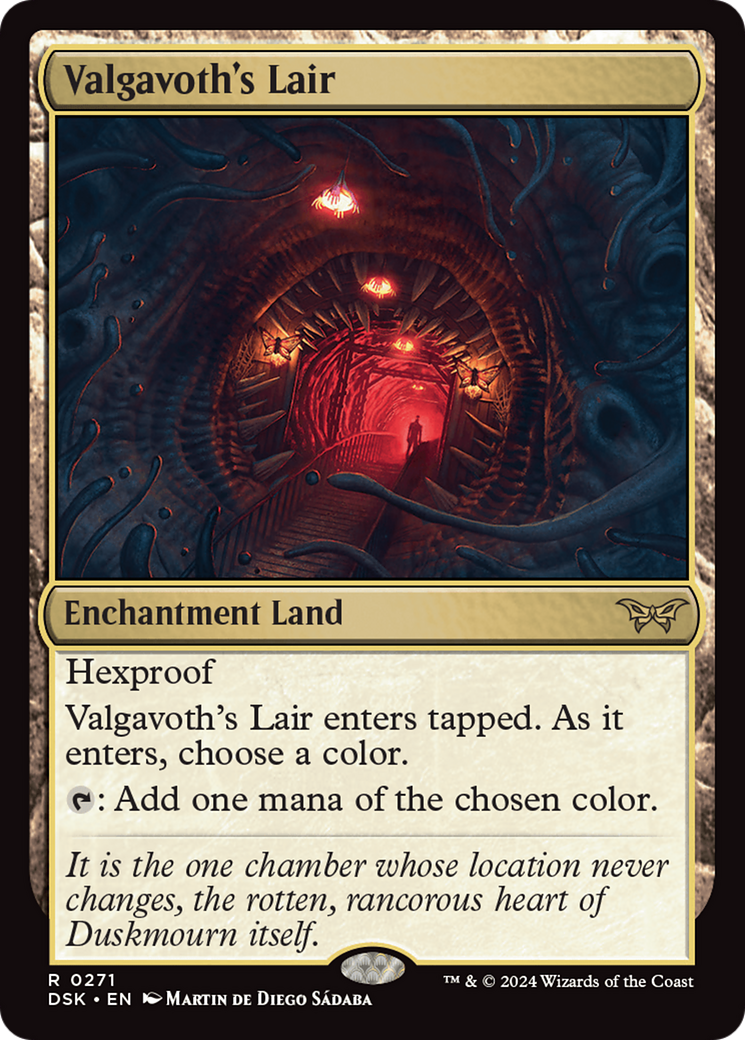 Valgavoth's Lair [Duskmourn: House of Horror] - Trinity Hobby