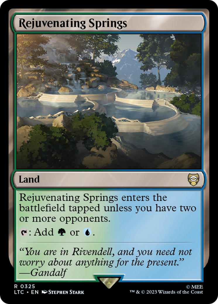 Rejuvenating Springs [The Lord of the Rings: Tales of Middle-Earth Commander] - Trinity Hobby