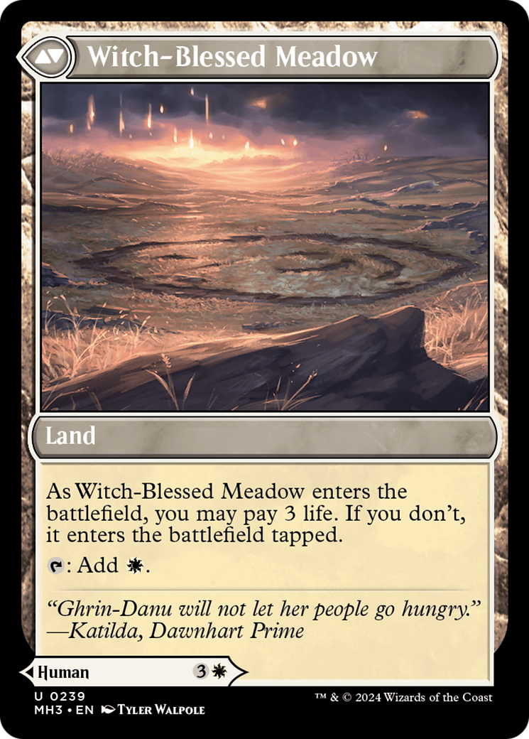 Witch Enchanter // Witch-Blessed Meadow [Modern Horizons 3] - Trinity Hobby