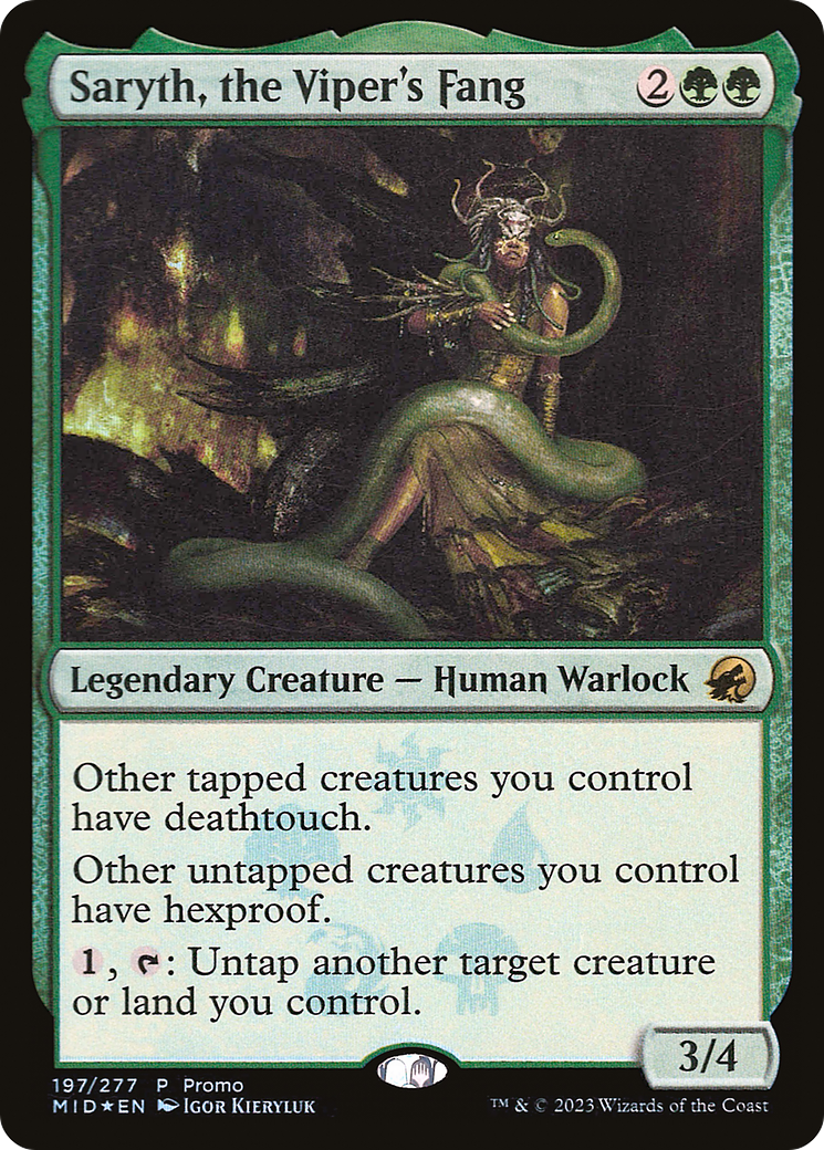 Saryth, the Viper's Fang [Media Promos] - Trinity Hobby