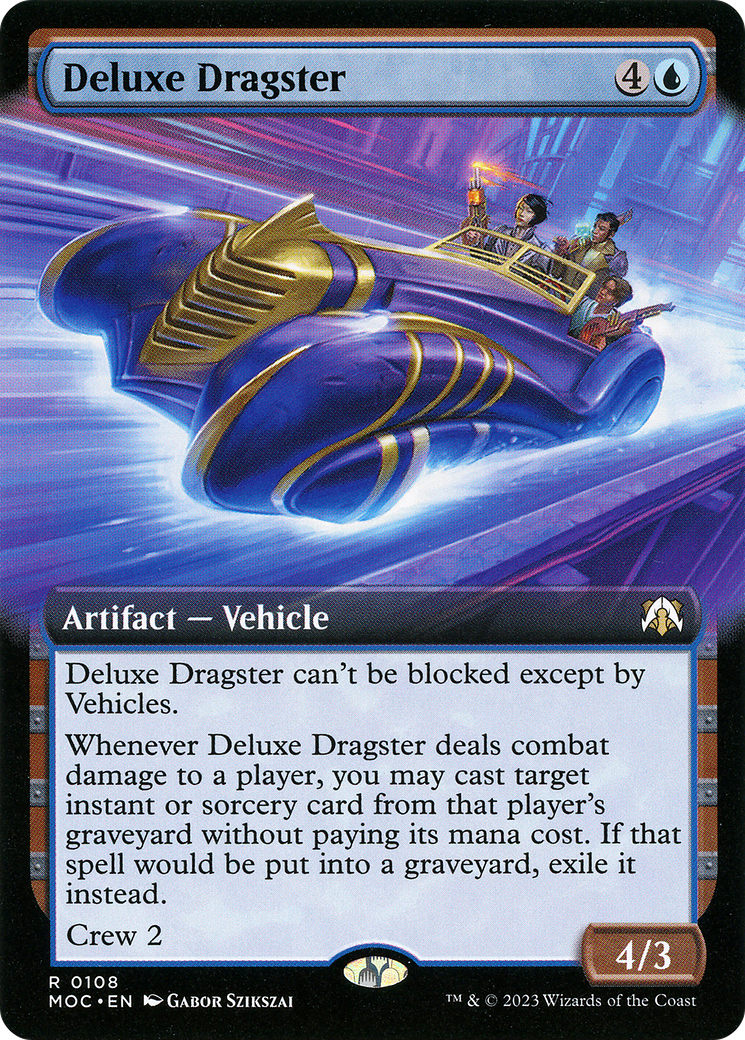 Deluxe Dragster (Extended Art) [March of the Machine Commander] - Trinity Hobby