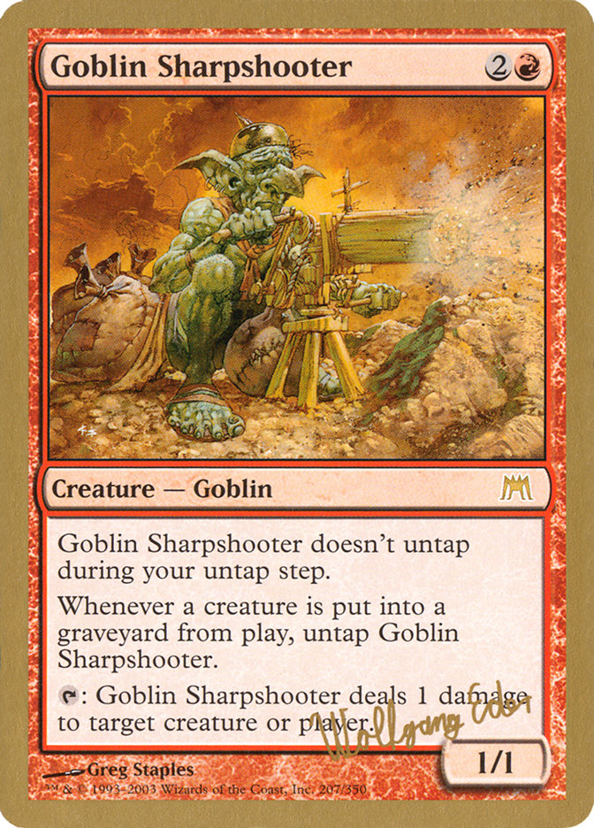 Goblin Sharpshooter (Wolfgang Eder) [World Championship Decks 2003] - Trinity Hobby