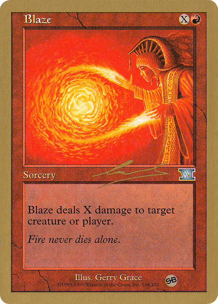 Blaze (Nicolas Labarre) [World Championship Decks 2000] - Trinity Hobby