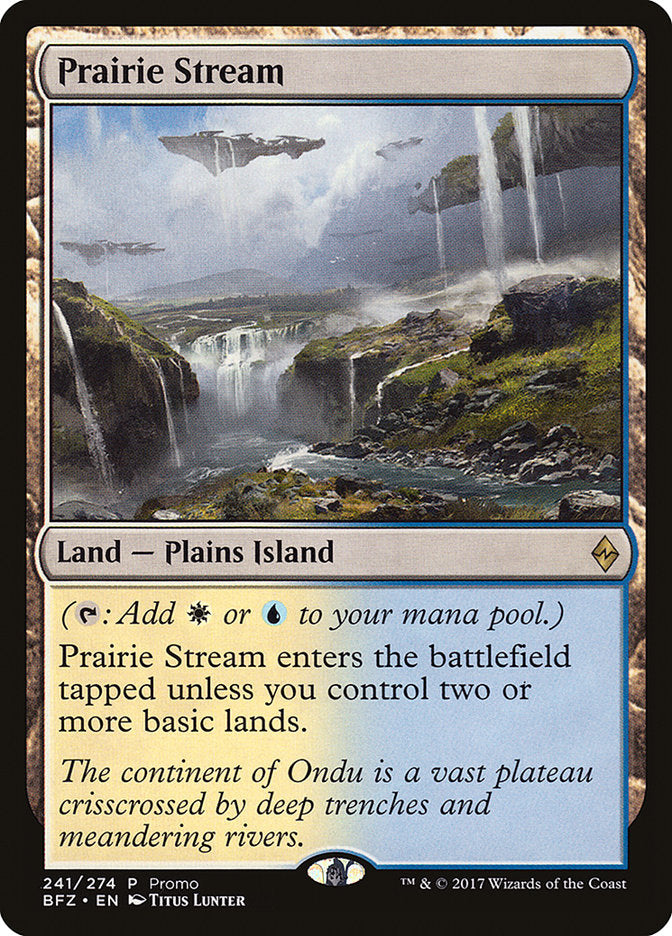 Prairie Stream (Promo) [Standard Showdown Promos] - Trinity Hobby