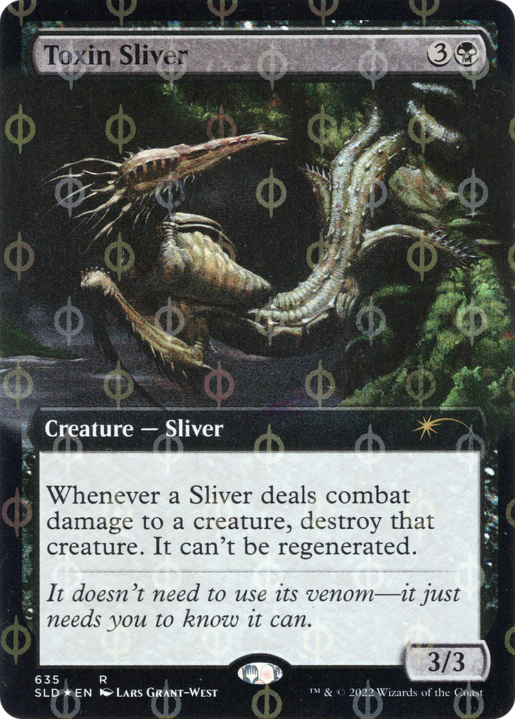 Toxin Sliver (Extended Art) (Step-and-Compleat Foil) [Secret Lair Drop Promos] - Trinity Hobby