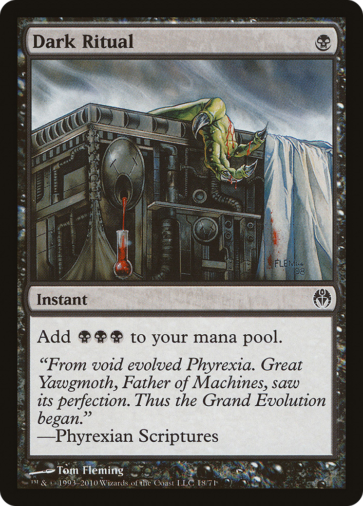 Dark Ritual [Duel Decks: Phyrexia vs. the Coalition] - Trinity Hobby
