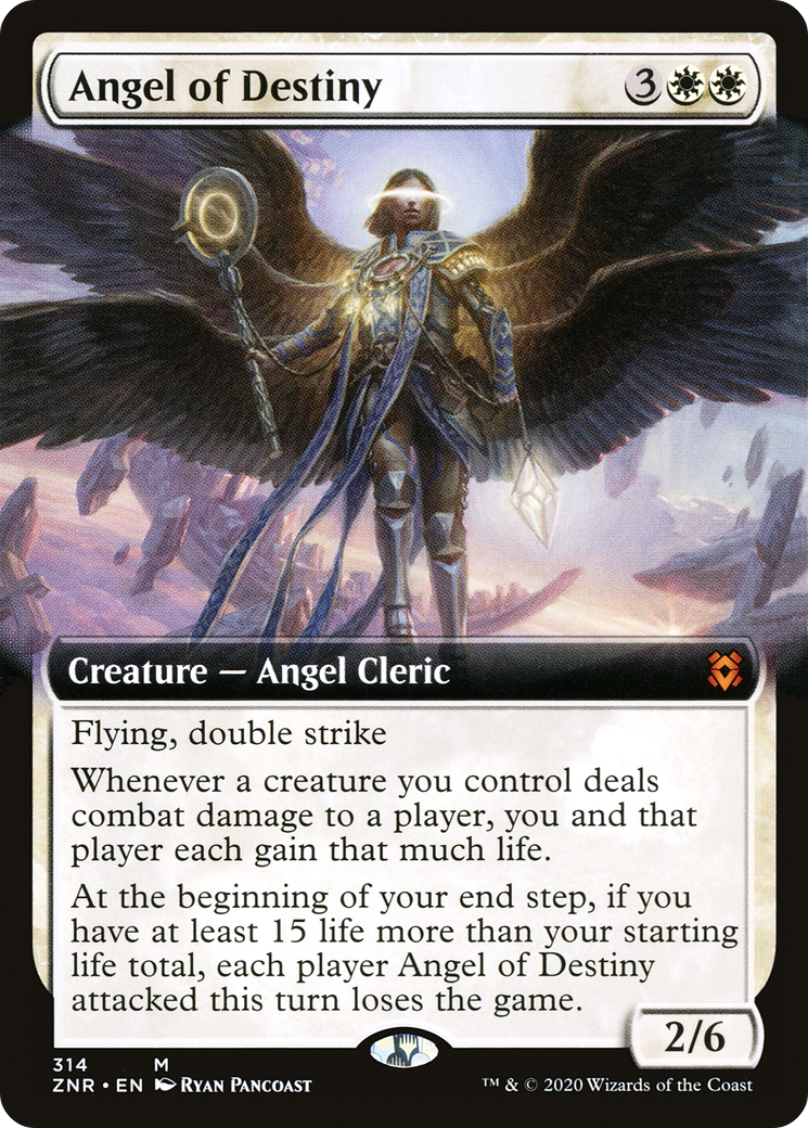 Angel of Destiny (Extended Art) [Zendikar Rising] - Trinity Hobby