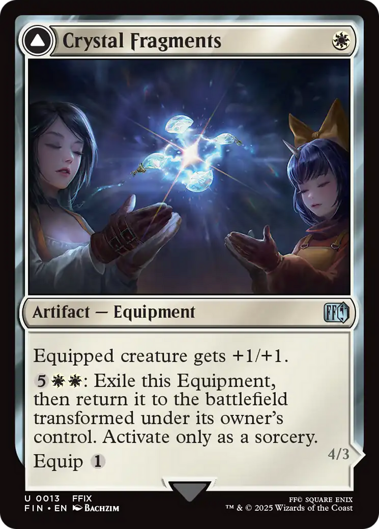 Crystal Fragments // Summon: Alexander  (FIN-013) - [FINAL FANTASY]: (enchantment) - Trinity Hobby