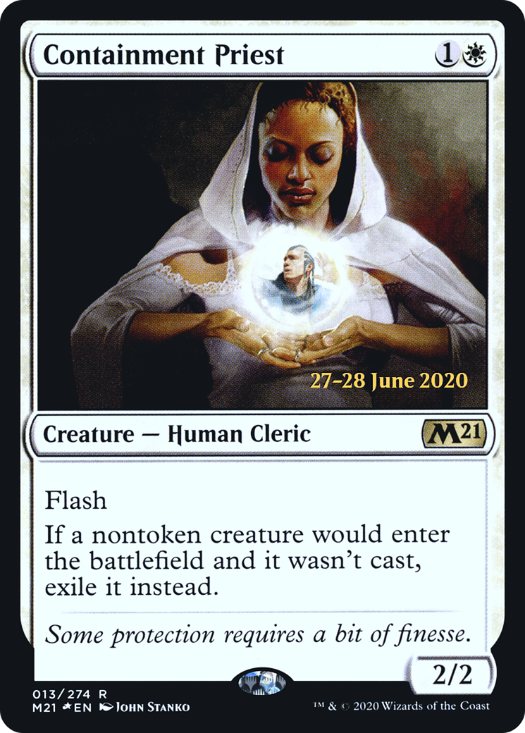 Containment Priest [Core Set 2021 Prerelease Promos] - Trinity Hobby