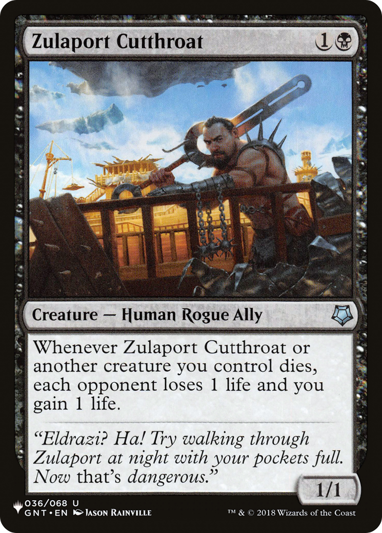Zulaport Cutthroat [The List] - Trinity Hobby