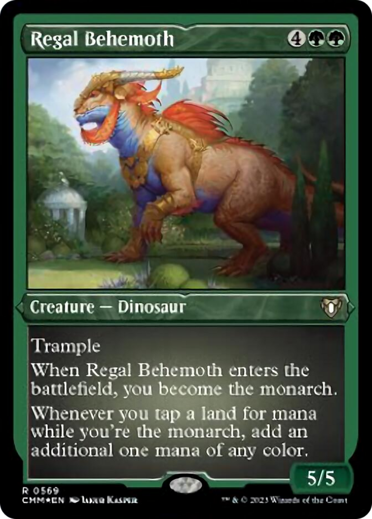 Regal Behemoth (Foil Etched) [Commander Masters] - Trinity Hobby