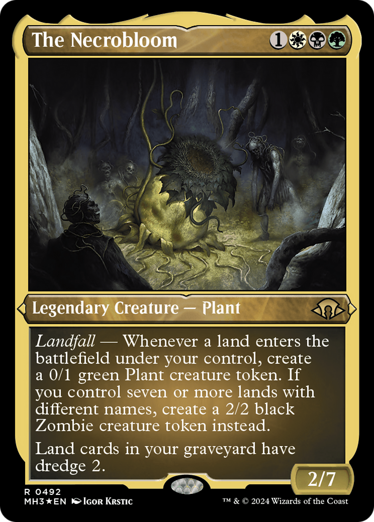 The Necrobloom  [Foil]  (MH3-492) - [Modern Horizons 3] - Trinity Hobby