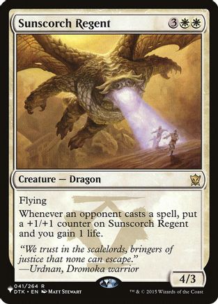 Sunscorch Regent  (LIST-041/264) - [The List Reprints] - Trinity Hobby