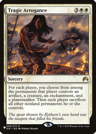 Tragic Arrogance  (LIST-038/272) - [The List Reprints] - Trinity Hobby