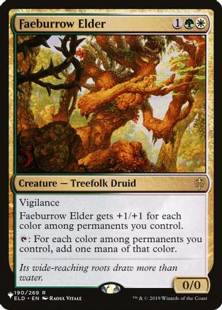 Faeburrow Elder  (LIST-190/269) - [The List Reprints] - Trinity Hobby