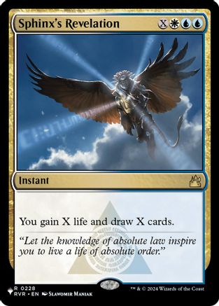 Sphinx's Revelation  (LIST-0228) - [The List Reprints] - Trinity Hobby