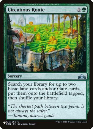 Circuitous Route  (LIST-125/259) - [The List Reprints] - Trinity Hobby